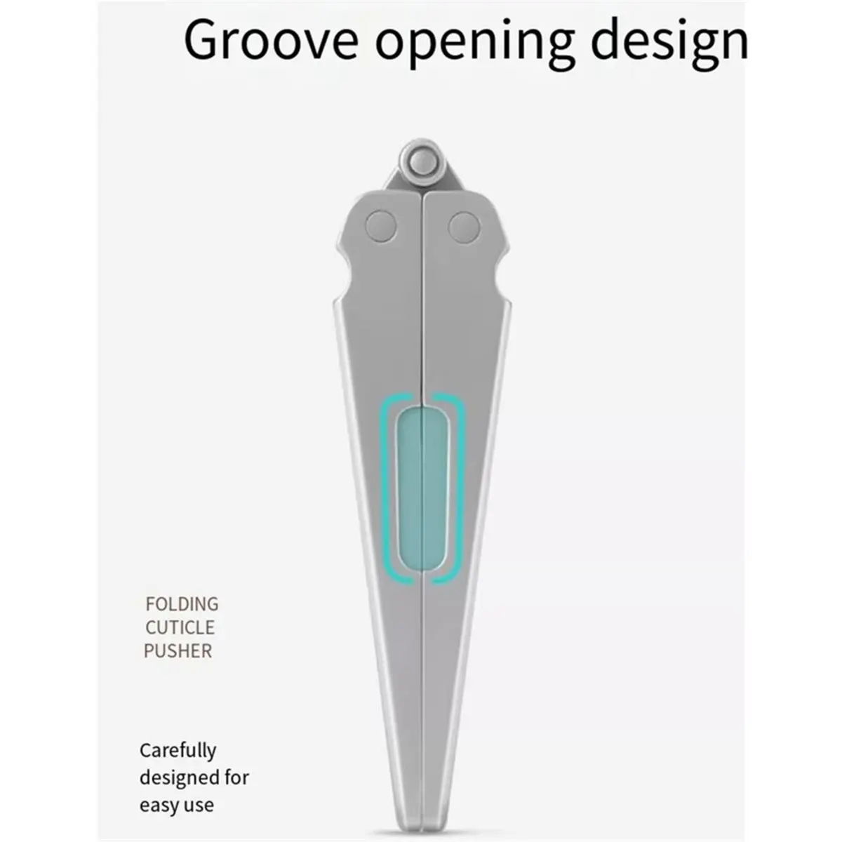 Stainless Steel Innovative Folding Nail Clippers Foldable Deformation Nail Scissors Portable Travel Manicure Tools