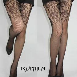 Fashion Womens Lady Girls Black Sexy Fishnet Pattern Jacquard Stockings Pantyhose Tights  skull Woman 1pcs dww39