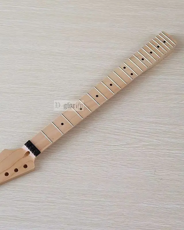 Guitar 6-string electric guitar neck double rocking neck 22 pin Jiafeng guitar glossy handle modification DIY instrument