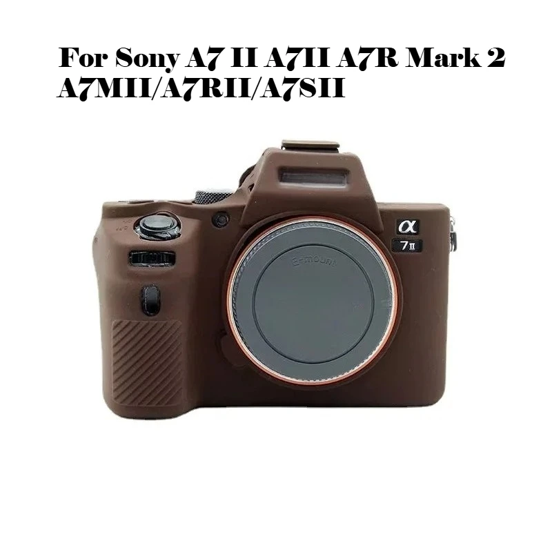 

Silicone Case Rubber Camera Bag Protective Body Cover Skin For Sony A7 II A7II A7R Mark 2 A7MII/A7RII/A7SII