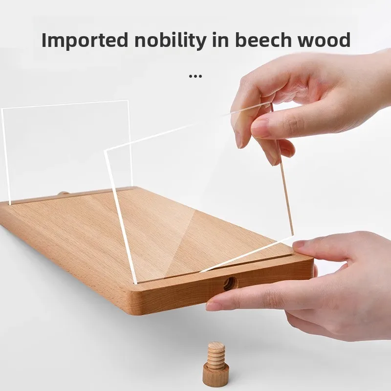Wood Storage Rack U-shaped Desktop Storage Holders Height Increasing Shelf Toy Cosmetics Garage Kit Partition Display Shelf