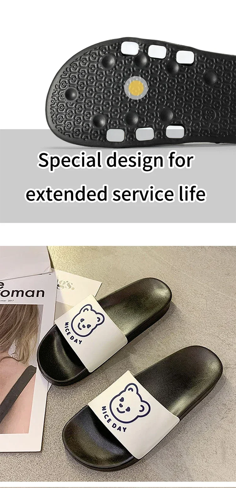 Custom Shoes Personalized Slide Shoes  Customize Photo Slippers Men Custom With Logo Men Bathroom Slippers Indoor Eva Shoes view 4