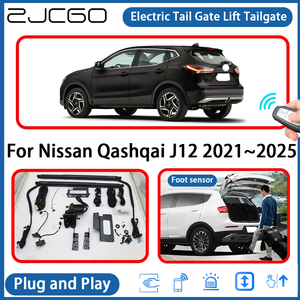 for Nissan Qashqai J12 2021~2025 Automatic Powered Tailgate Power Liftgate Electric Tail Gate Lift Assisting System