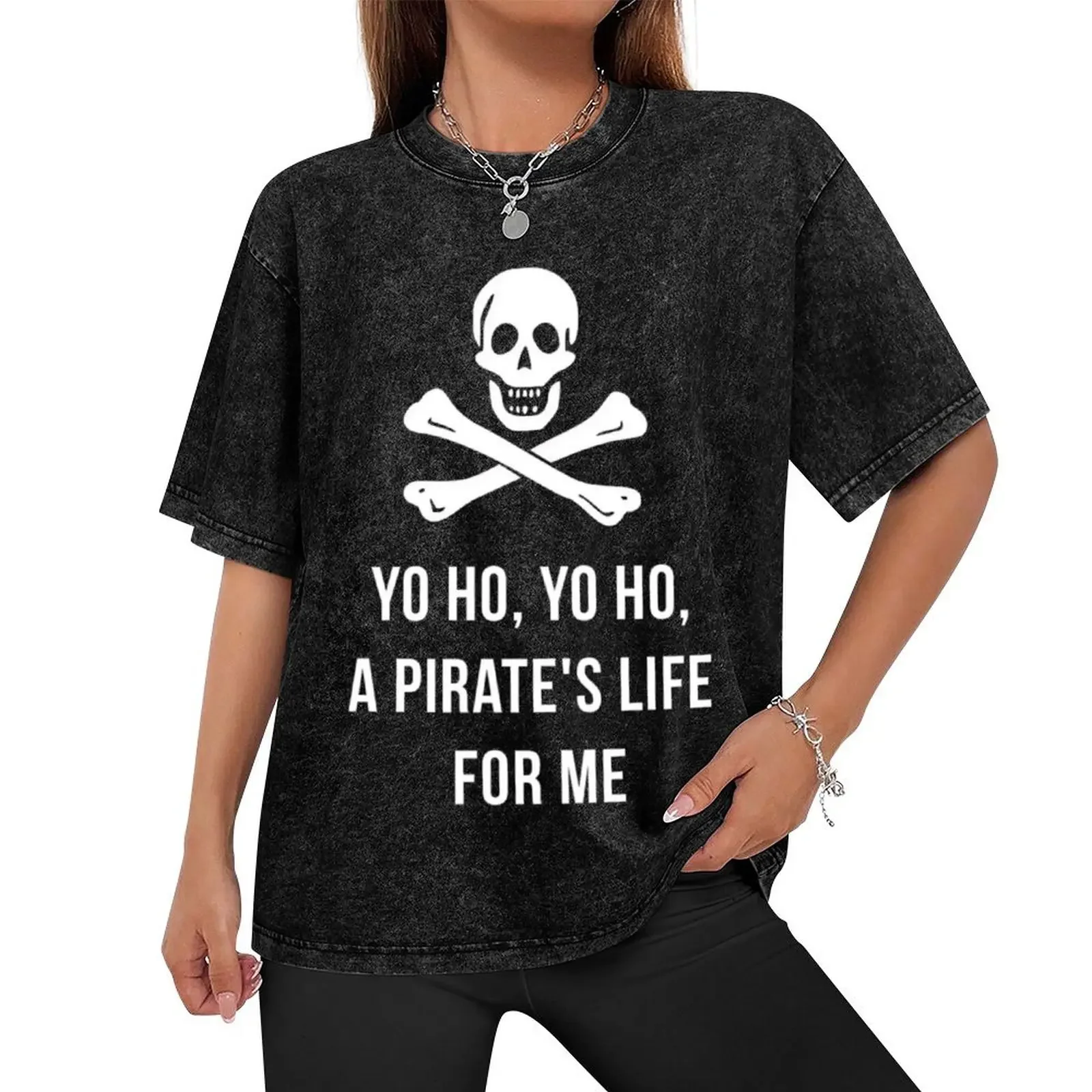 yo ho yo ho a pirate life for me tee edward fielding transparent T-Shirt sports fans new edition plain white t shirts men