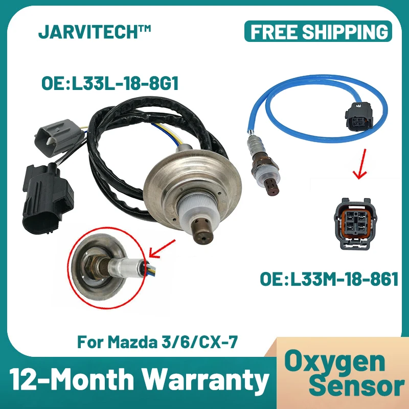 

High Quality O2 Sensor Lambda Oxygen Sensor L33L-18-8G1D LZA19-MD1 For Mazda 3 07-13 Mazda 6 2.3L 03-07 CX7 2.3L 07-12