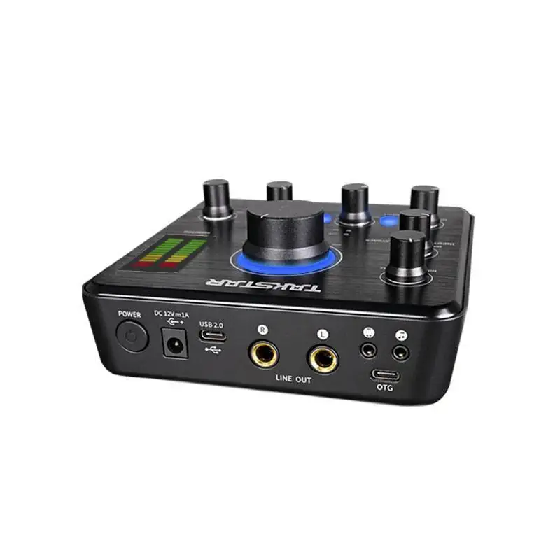

For Takstar Mx630 Rechargeable Podcast Sound Card OTG for Studio One Knob Control for Instrument Playing Singing Production