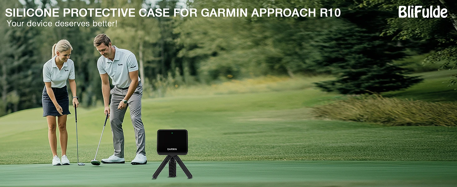 Weiche Silikonhülle für Garmin Approach R10 Golf Launch Monitor, stoßfeste Schutzhülle mit Displayschutzfolie, Zubehör – Detail 5