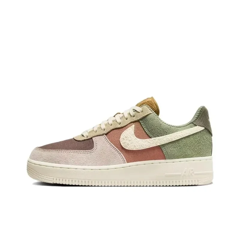 Nike Air Force 1 Low '07 LX Oil Green Terra Blush FZ3782-386 Comfortable Anti-slip and Hard-Wearing