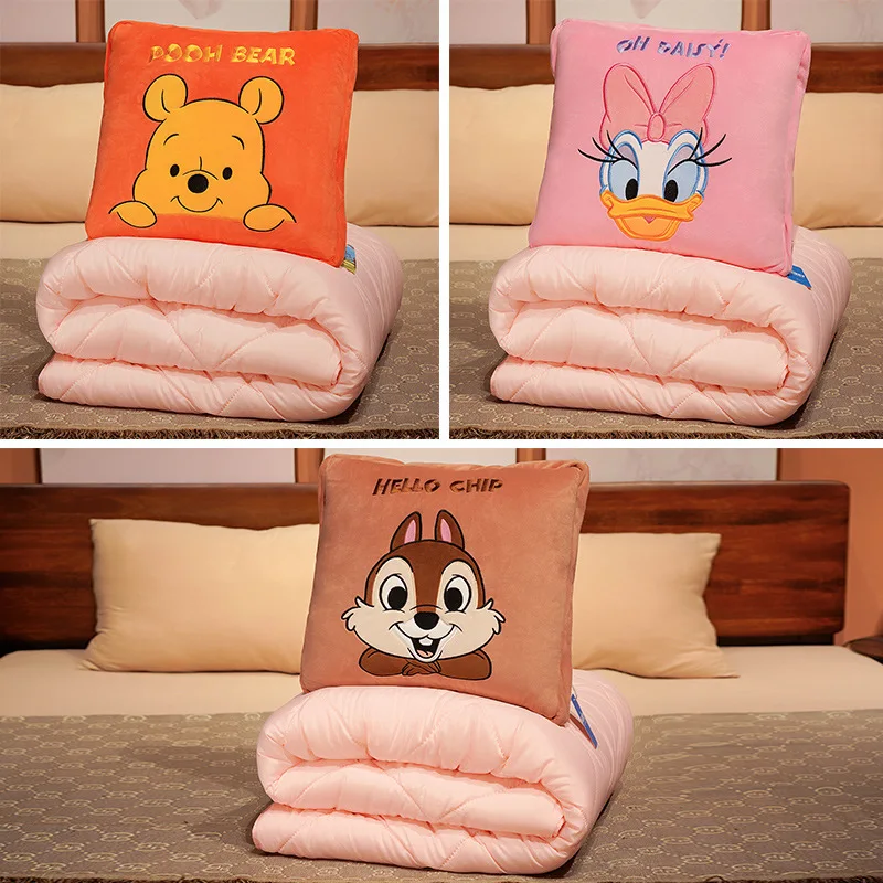 Cartoon Air Conditioner Stitch Chip And Dale Angel Minnie Mickey Mouse Anime Air Conditioning Pillow Shaped  Gifts For Children