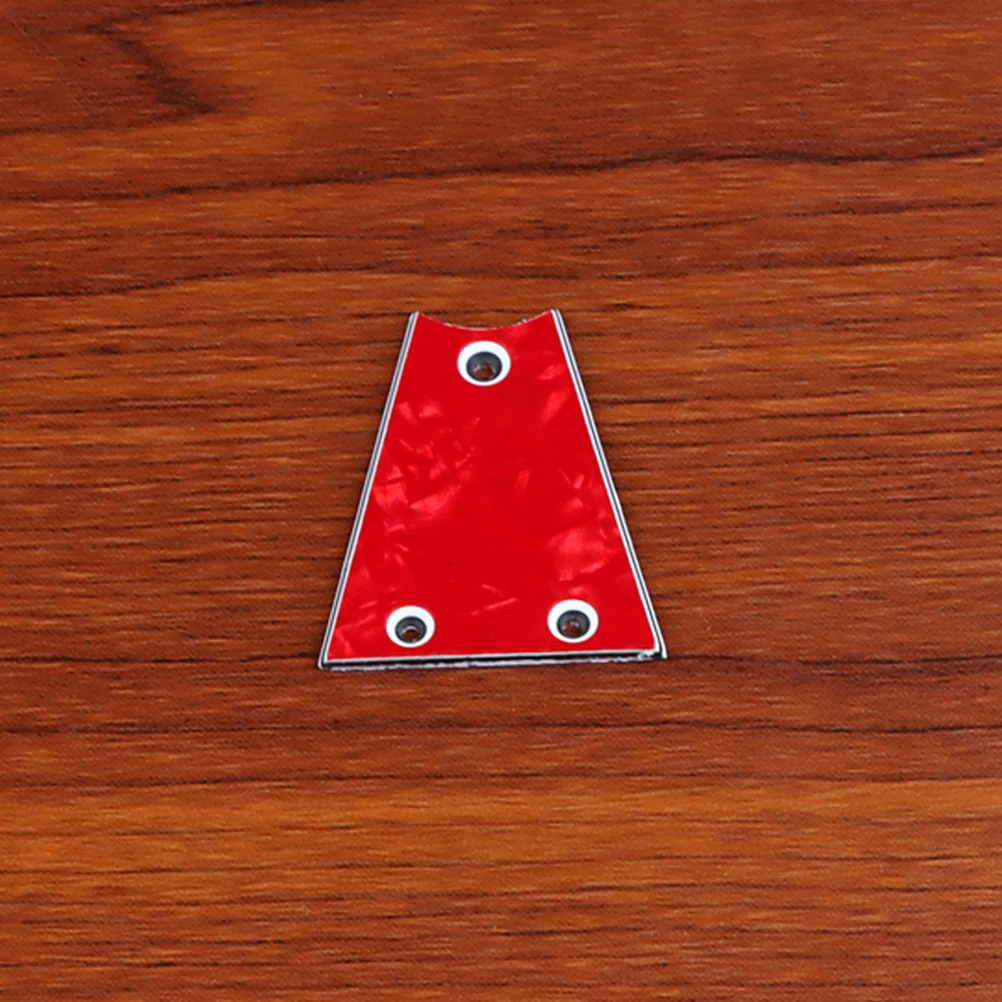 

Truss Rod Cover for Guitar and Bass Metal Construction 3 Hole Fit Smooth Edge Long Term Use Replacement Fitting Supplies