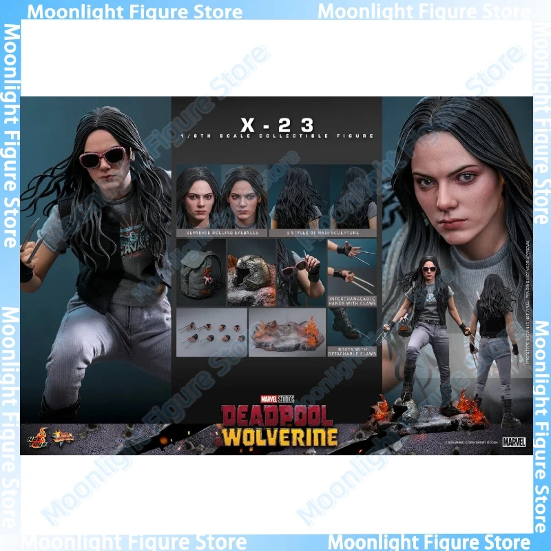 

В наличии HotToys MMS781 Дэдпул и Росомаха X-23 1/6 фигурка солдата анимационная фигурка игрушка подарочная модель коллекция