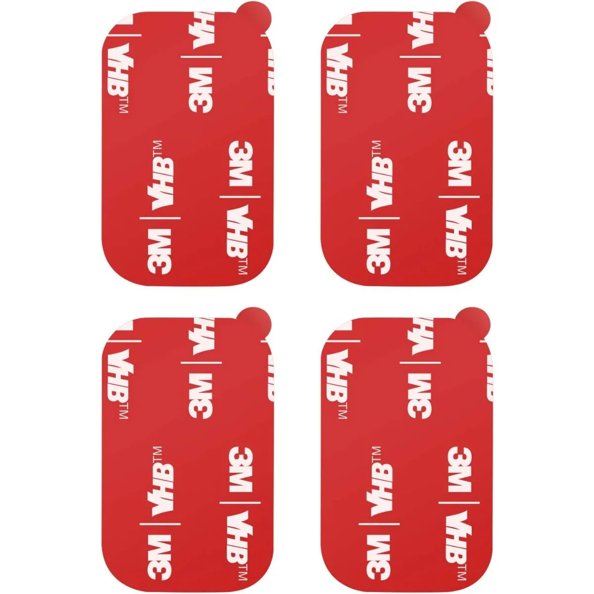 شريط تثبيت مزدوج الجوانب، 4 قطع، لتركيب هاتف لوحة قيادة السيارة، لاصق قوي، سهل التركيب