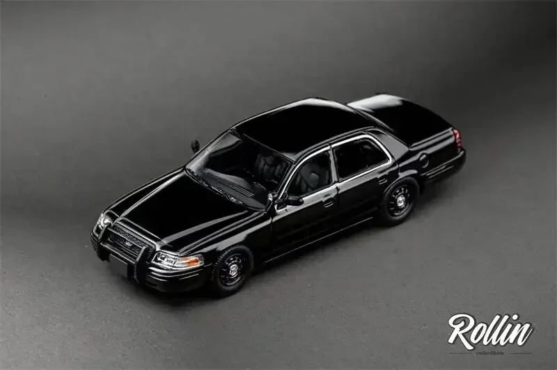 Rollin-ford cv lappdパトカー、ダイキャストモデルカー、認定799、1:64