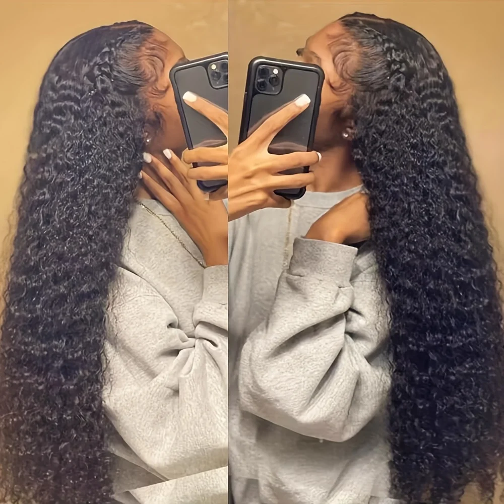 موجة عميقة خصلات الشعر المستعار الإنسان 13X6 Hd الدانتيل الباروكة الأمامية موجة المياه الدانتيل الجبهة الباروكات مجعد البرازيلي الباروكات 250 الكثافة 40 بوصة للنساء