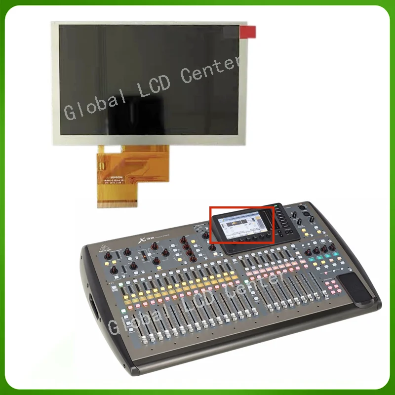 New 5 Inch Replacement LCD Display Screen For Behringer X32 Racj X32 Producer