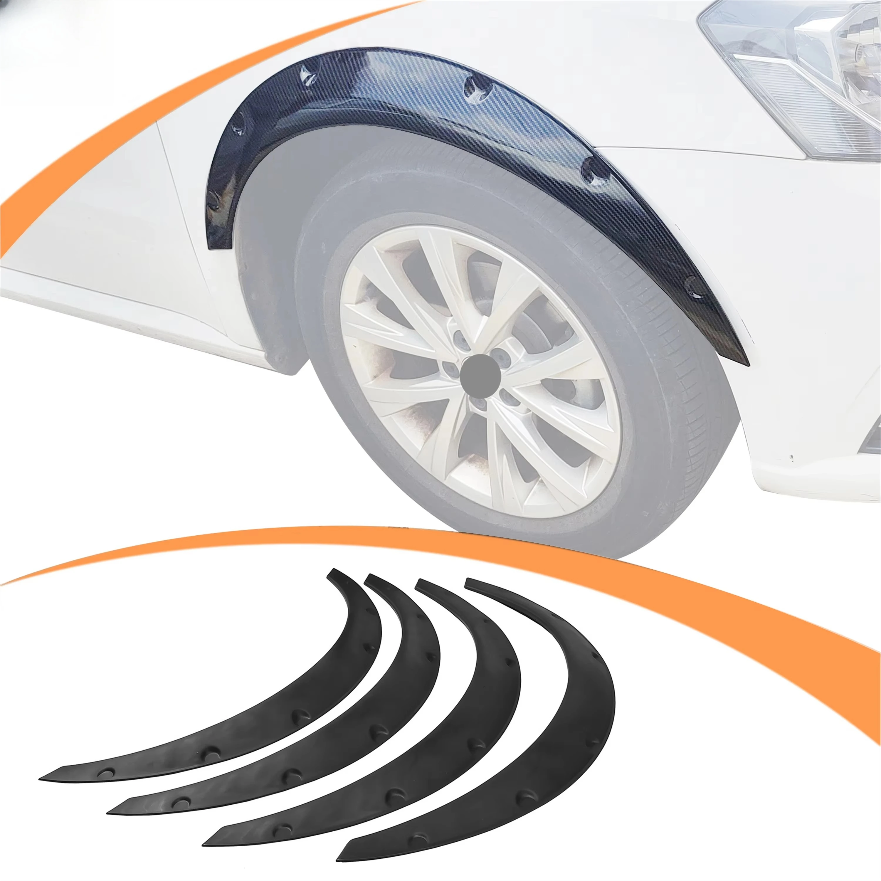 

Honghang заводская поставка автомобильных аксессуаров колесо для бровей, колесная арка большего типа, универсальное крыло, брызговик