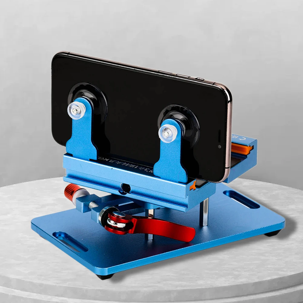 4 in 1 Cellphone Repair Kit Dismantling Screen Fixture 360 Degree Rotatable Phone Screen Opener for iPhone Samsung Galaxy Huawei