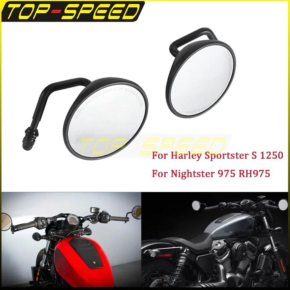 

Зеркала заднего вида для Harley Sportster S 1250 Nightster 975 RH975 RH 975 2022-2023