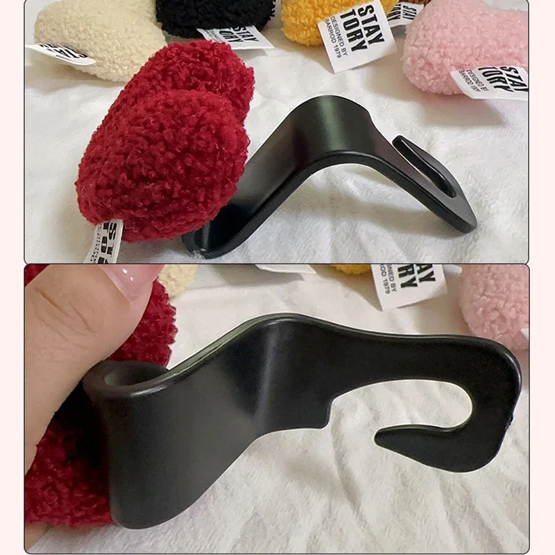 Cute Retro Red Heart Car Trash Bin Back For Back Seat Headrest Hanging Organizer Rubbish Leather Storage Bag Auto Accessories - view 6