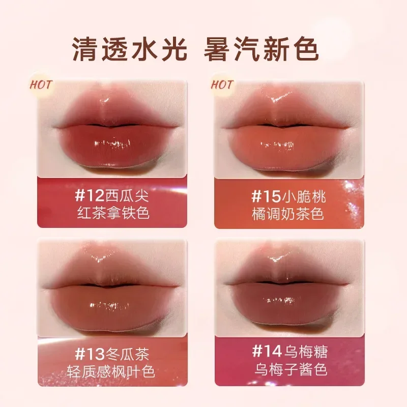 Judydoll Lipstick Mirror Lip Glaze Nourishing Moisturizing Lip Gloss Lip Tint Long-lasting Hydration Korean Makeup Cosmetics