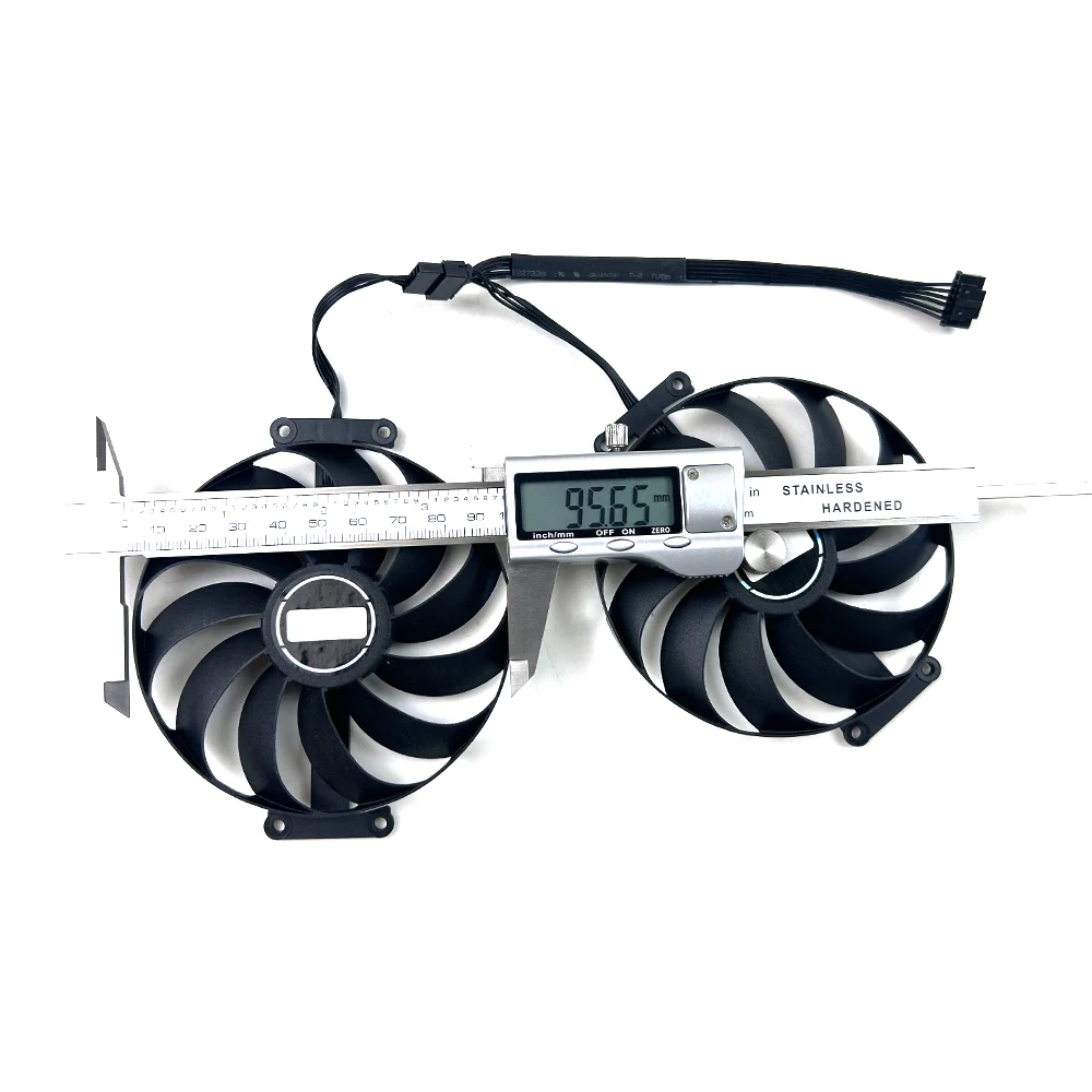Видеовентилятор 95 мм CF1010U12S RX6650XT RX6600 RX6600XT RX6650 XT для ASUS Dual Radeon RX 6650 XT RX 6600 RX 6600 XT RX6650 Вентилятор