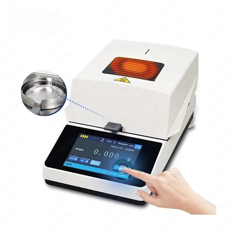 XY-ME High Precision 0.001g/0.01% Food Moisture Meter Touch Screen Laboratory (110g Capacity 4kg)