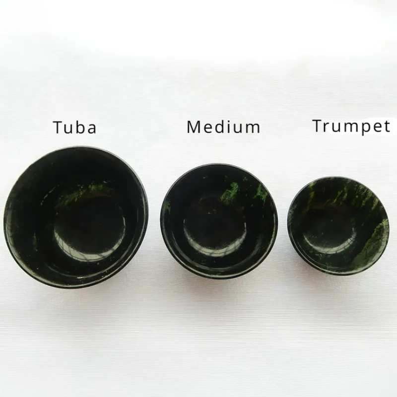 Natural Wine Glass Wine Utensils Dark Green Jade Tea Cup Medicine King Stone Jade Cup Ornament