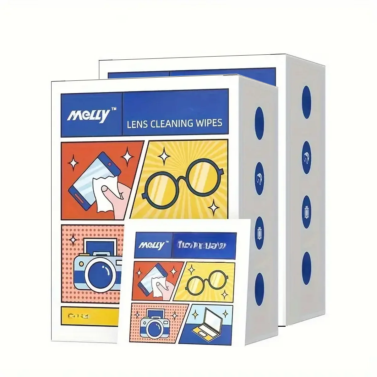 100/200pcs Disposable Lenses And Lens Cleaning Wipes, Metal Jewelry Wipes, Anti-fog Wipes For Glasses, Mobile Phone Screens