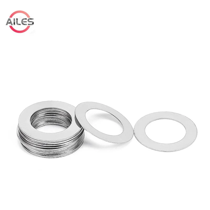 

304 Stainless Steel M9 M10 M12 M14 M15 M16 Ultra Thin Gasket Super Thin Flat Washers 0.1mm 0.2mm 0.3mm 0.5mm Thickness Shim