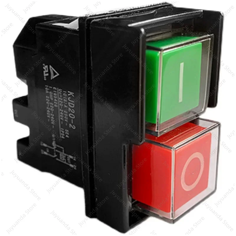 220V Electromagnetic Switch KJD20-2 Belt Machine Band Saw Machine Switch Electronic Centrifugal Switch Electronic Coil