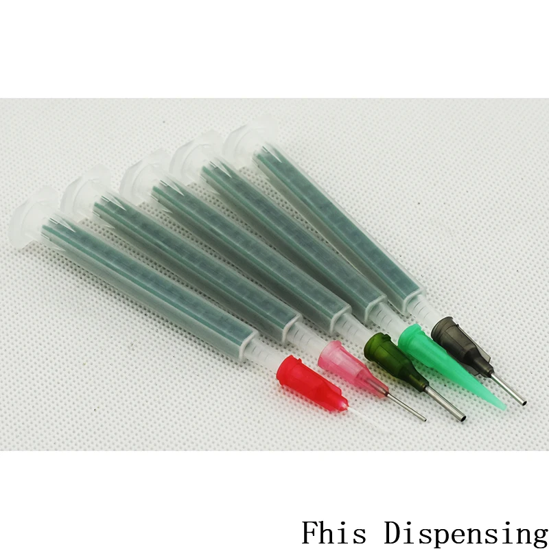 

Смесительные насадки для эпоксидных смол, байонетный сердечник 5,3-16/F6-16, квадратный статический смеситель из зеленой смолы