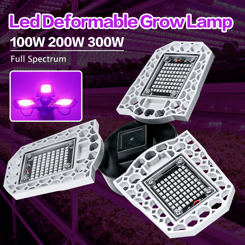 

LED Phytolamp Full Spectrum Grow Light Greenhouse Seedlings Cultivation Lamp For Plants Flower Seeds Hydroponics Growing Tents