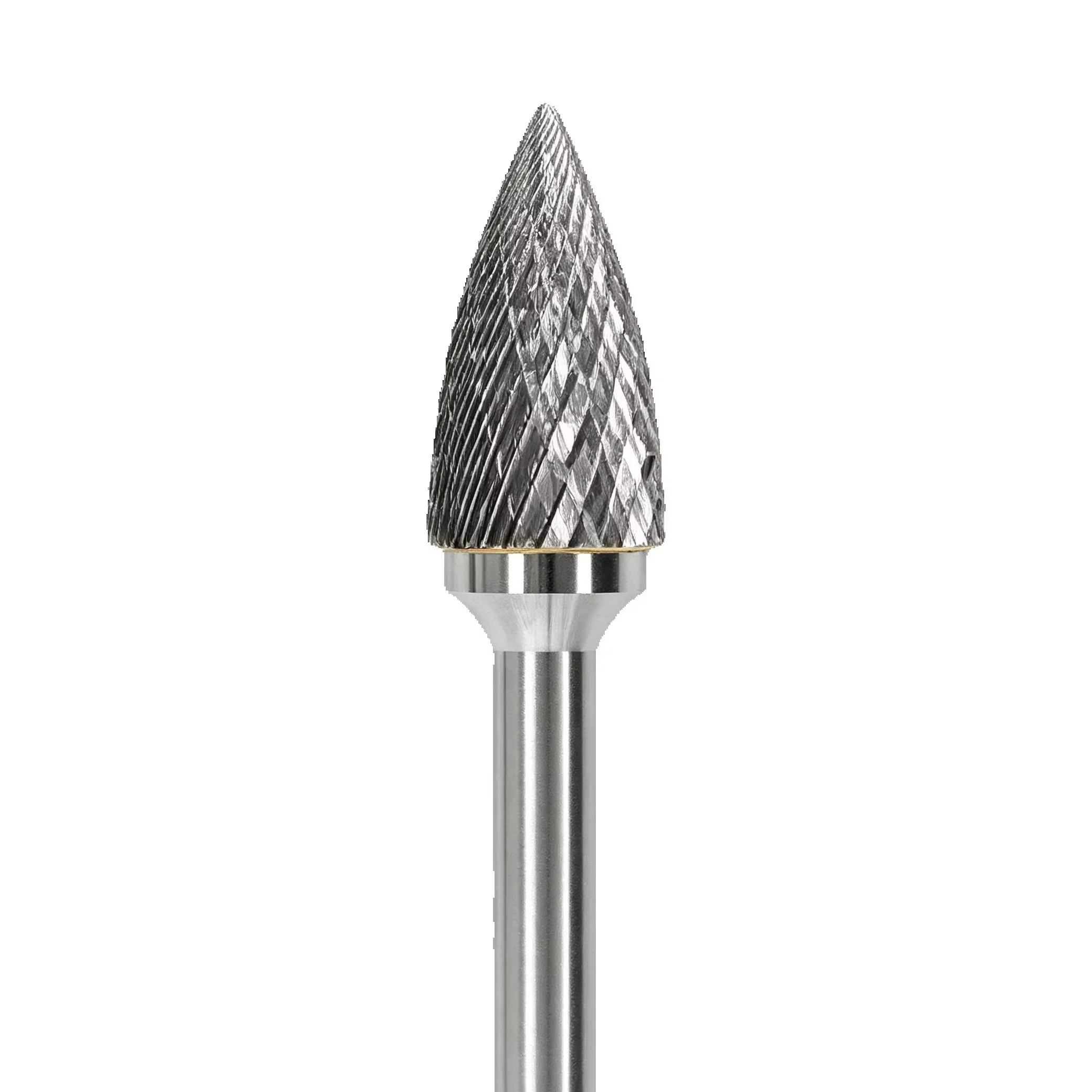 G GX Tapered Carbide Rotary File Single Cut Double Cut, 6-16Mm Shank 6Mm For Metal Deburring And Inner Corner Grinding