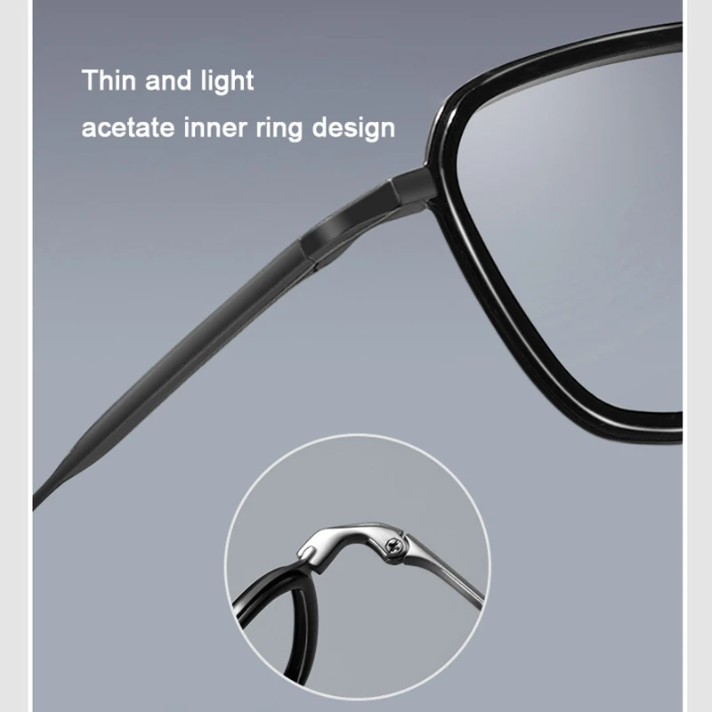 Japanische Marke Designer Acetat Titan Brille Rahmen Quadratische Business herren Brillen Luxus Ultra Licht Business Brillen