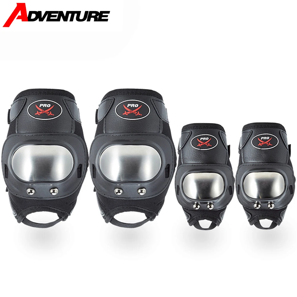 

Motorcycle Kneepads Motocross Knee Protection Off-road Racing Equipment Moto Kneepads Thickened Stainless Anti-fall Elbow Pads