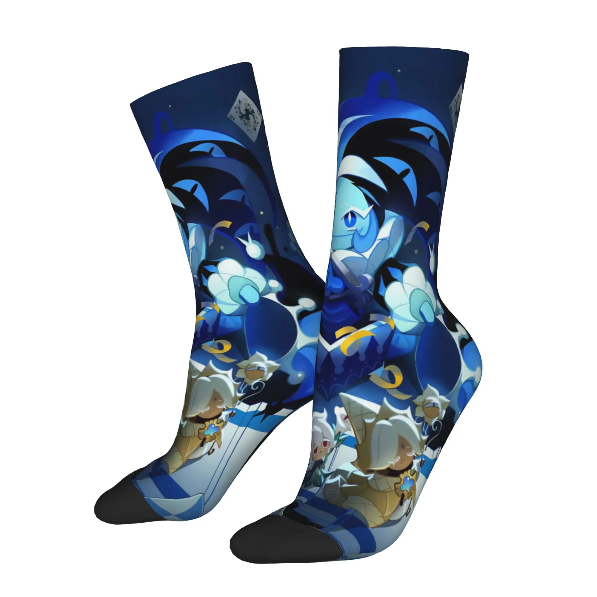Cozy Unisex Socks Shadow Milk Cookie Merch Warm  High Quality Sock All Season
