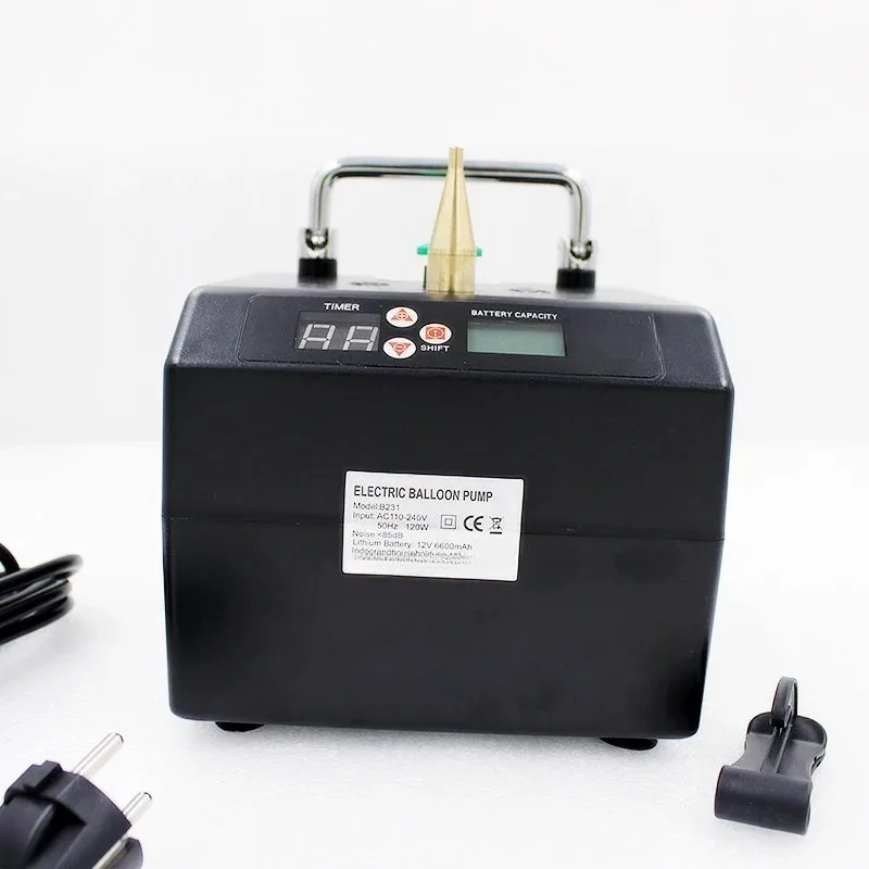 NEW B231 Twisting Modeling Balloon Inflator with Battery Digital Time and Counter Electirc Balloon Pump