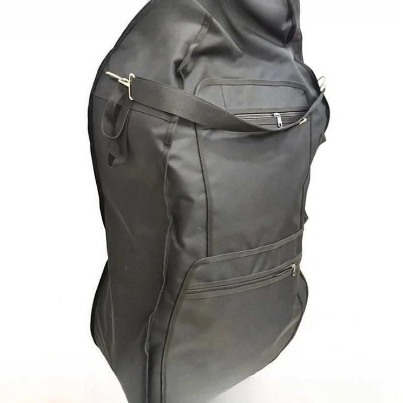 Bolsa para instrumentos de bajo grande, mochila portátil de gran capacidad con esponja, mochila para bajo de doble uso de 2CM de grosor, bolsas para instrumentos musicales