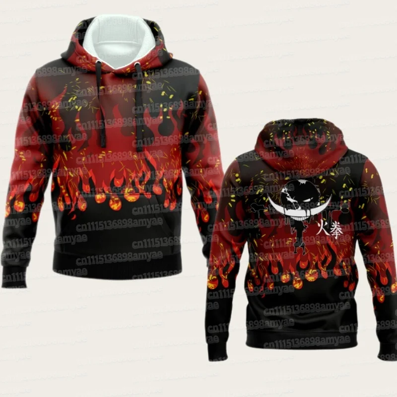 One Piece Trafalgar Law 3D Digital Cartoon Print Logo Anime Cosplay Kleidung Hoodie Warmer Pullover Jacke Peripherieartikel Familienoutfit – Detail 6