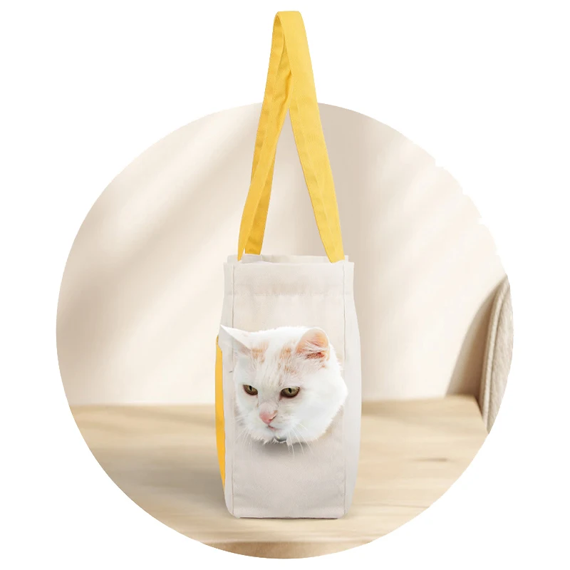 New Simple And Convenient Cat Bag Outcrop Cat Bag Retractable Pet Bag Manufacturers Wholesale