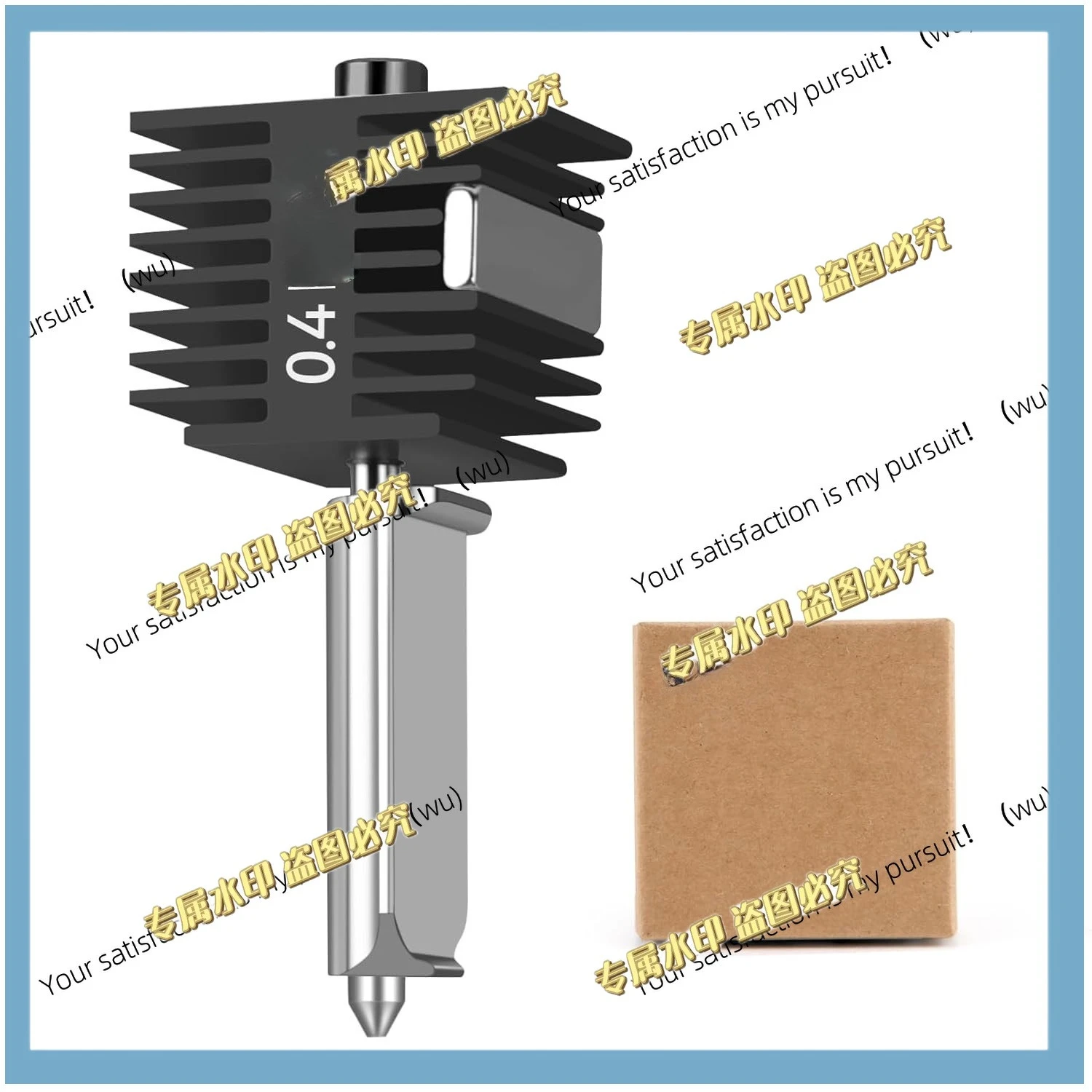 For BambuLab A1 Mini/A1 Hardened Steel Hotend Kit with  Harden Steel Nozzle, Metal Extruder Hot End, Heating Block Replacement