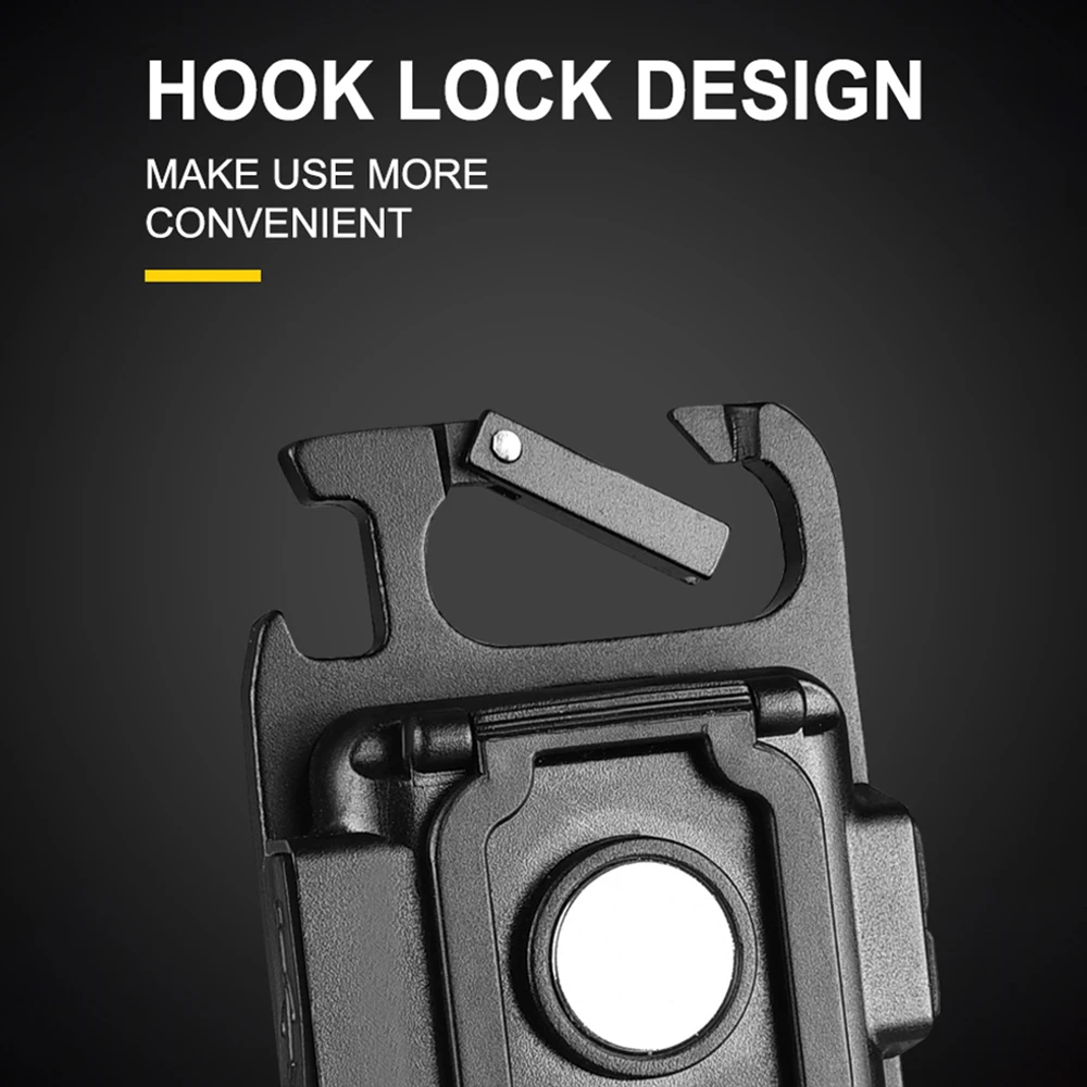 Mini Led Flashlight Work Light Portable Pocket Flashlight Keychains Usb Rechargeable For Outdoor Camping Small Light Corkscrew