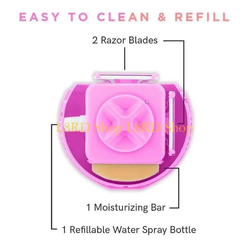 L8rd السفر والنساء المحمولة من أجل الحلاقة مع زجاجة رذاذ الماء القابلة لإعادة التعبئة Moiturizing Bar