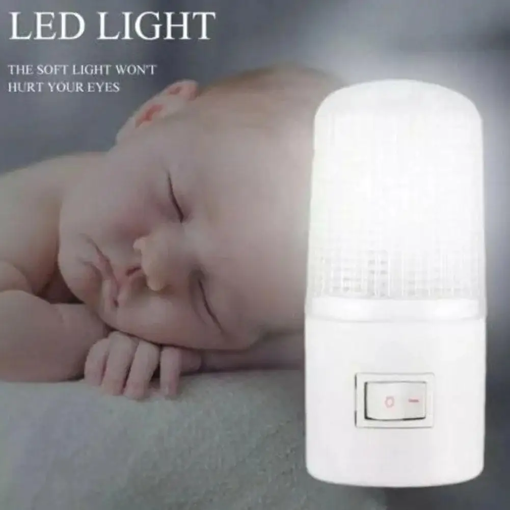 Socket LED Night Lights Indoor Wall Lamp Baby Feeding Light Cabinet Lamp Energy-saving Bedside Lights Stairs Lamps M5T5