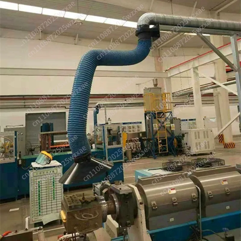 Welding fume suction arm, industrial workshop source dust suction arm