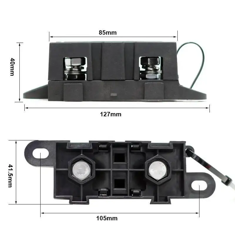 30A 50A 60A 70A 80A 100A 125A 175A 200A 225A 250A-500A Fuse Suitable for MEGA Holder ANM Bolt-On Blade Flat Type ANL Fuse