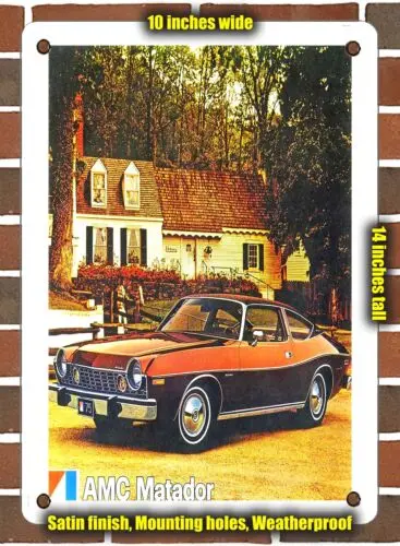 METAL SIGN - 1975 AMC Matador Coupe - 10x14 Inches