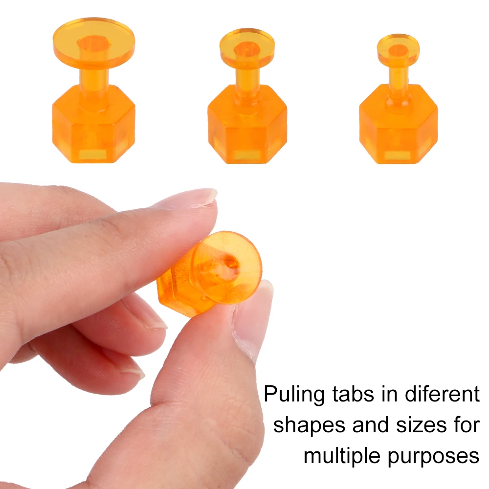 Auto Paintless Dent Repair Film Car Dent Repair Tool For Car Body S M L 10pcs Dent Removal Tools Car Dent Glue Pull Tabs