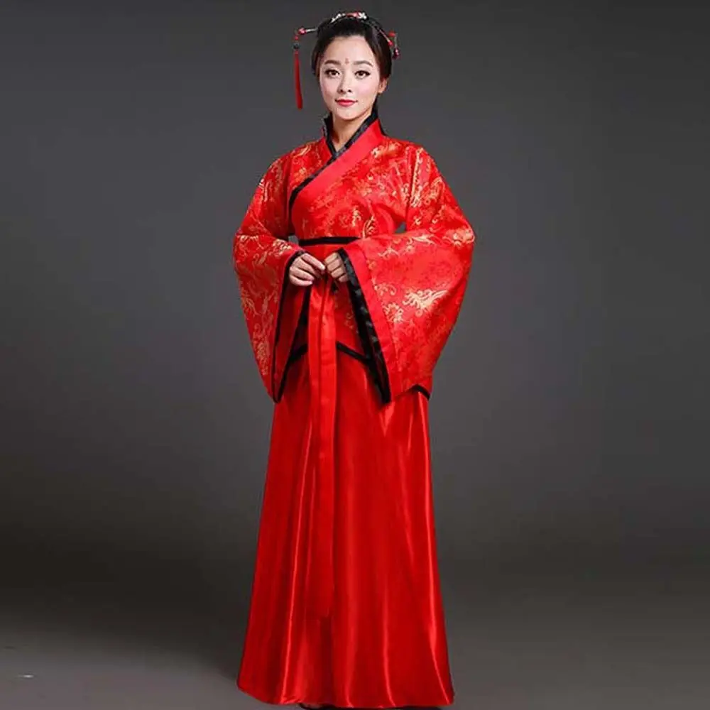 Costumes de scène jupe Hanfu chinoise, robe de cosplay de performance, tenue de prairie chinoise de la dynastie Han Tang