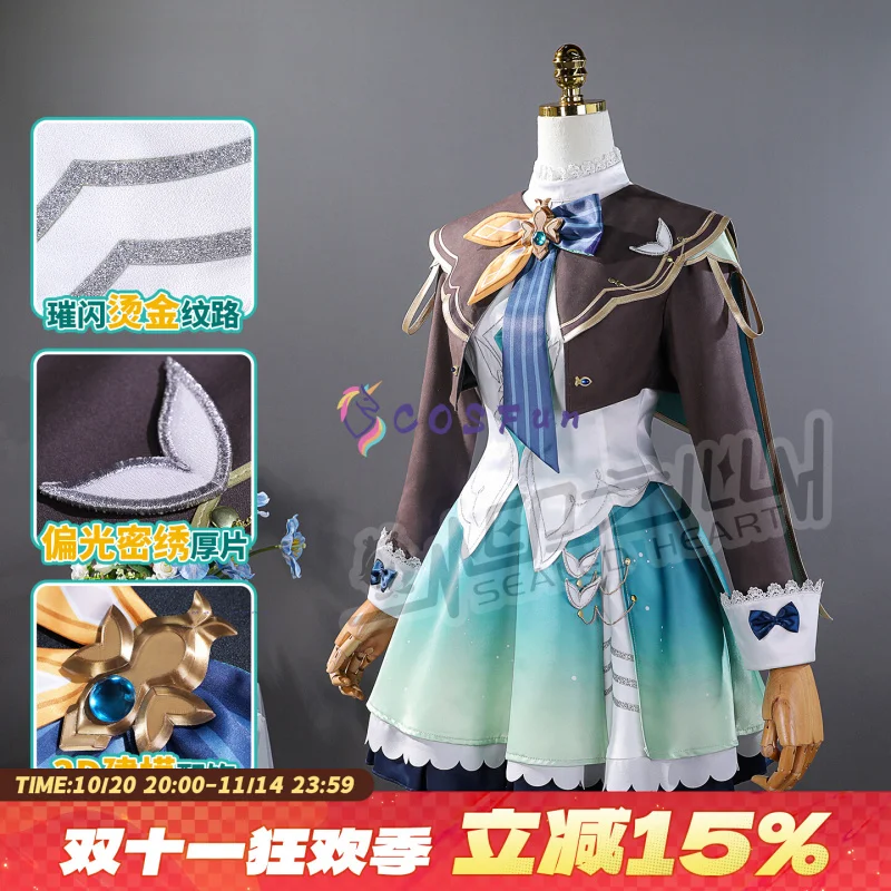 

Игра Honkai: Star Rail Firefly Косплей Костюм Прекрасное Платье Хэллоуин Вечеринка Ролевая Игра Наряд Женский COSFun